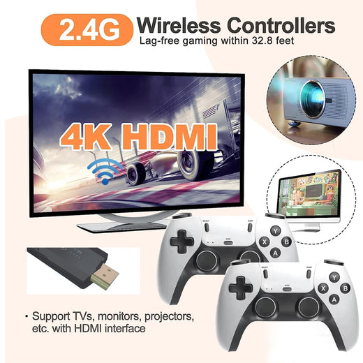 UTBOX X2 Pro Retro-Game-Stick-Konsole, 128 GB, 4K-HDMI